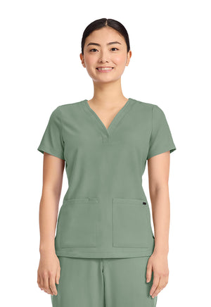 Healing Hands® Quest™ Women's 3-Pocket Y-Neck Top