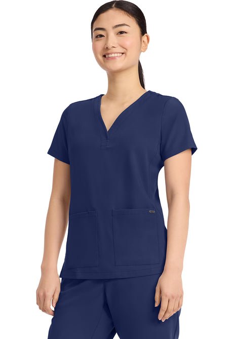 Healing Hands® Quest™ Women's 3-Pocket Y-Neck Top