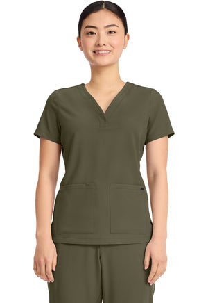 Healing Hands® Quest™ Women's 3-Pocket Y-Neck Top