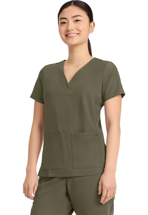 Healing Hands® Quest™ Women's 3-Pocket Y-Neck Top