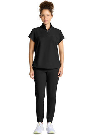 Healing Hands® Quest™ Women's Partial Zip Stand Collar Top