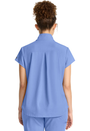 Healing Hands® Quest™ Women's Partial Zip Stand Collar Top