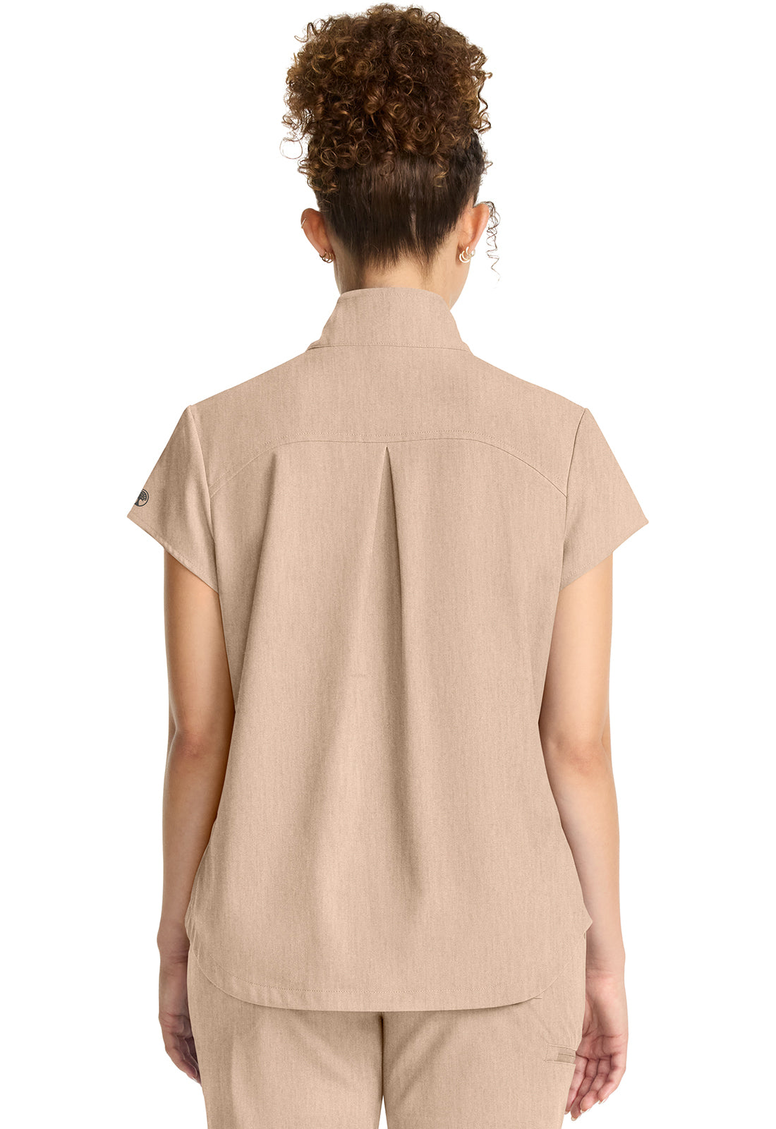 Healing Hands® Quest™ Women's Partial Zip Stand Collar Top