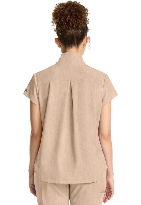 Healing Hands® Quest™ Women's Partial Zip Stand Collar Top