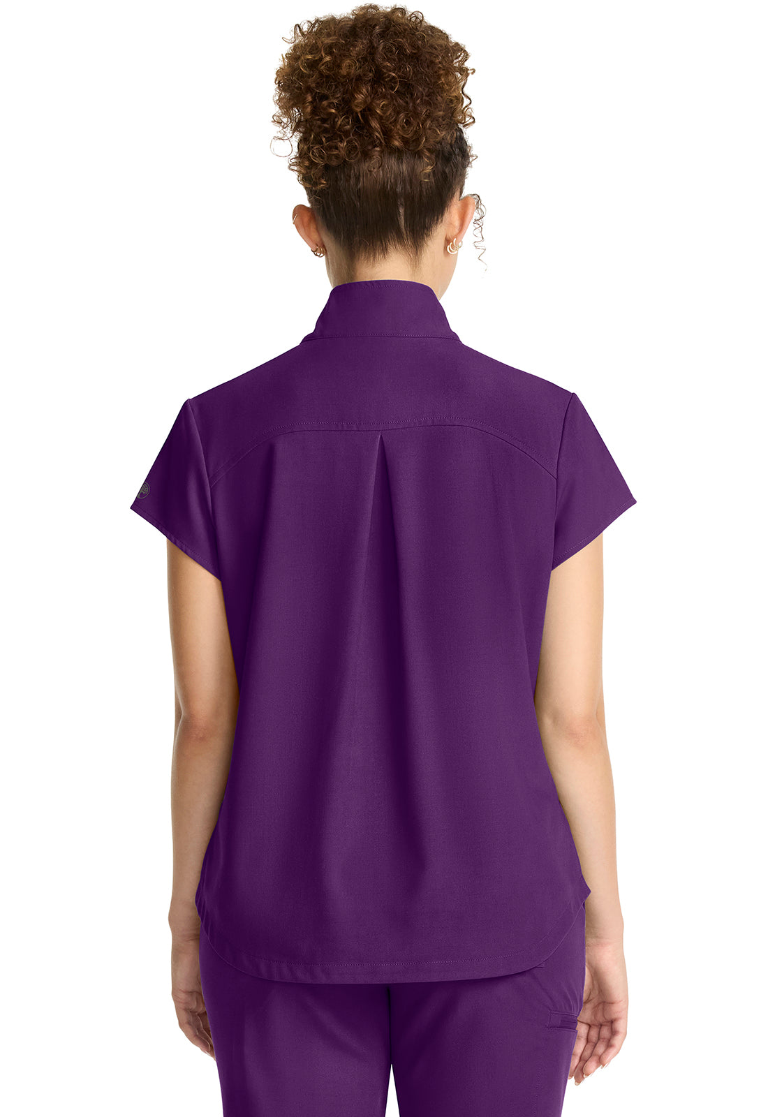 Healing Hands® Quest™ Women's Partial Zip Stand Collar Top