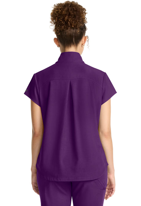 Healing Hands® Quest™ Women's Partial Zip Stand Collar Top