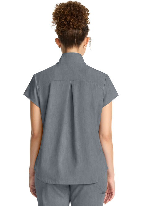 Healing Hands® Quest™ Women's Partial Zip Stand Collar Top