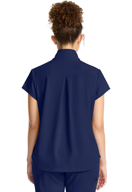 Healing Hands® Quest™ Women's Partial Zip Stand Collar Top