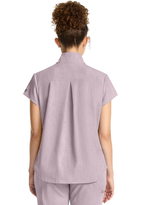 Healing Hands® Quest™ Women's Partial Zip Stand Collar Top