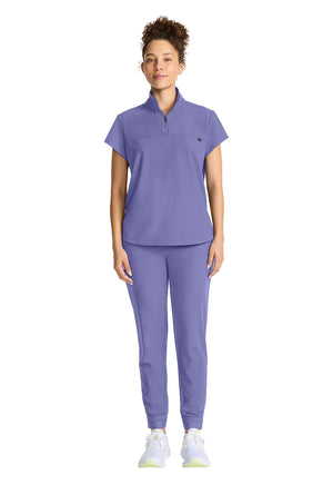 Healing Hands® Quest™ Women's Partial Zip Stand Collar Top
