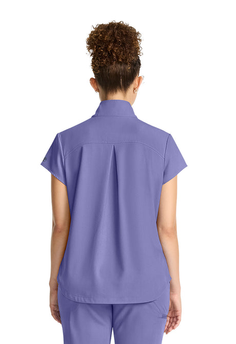 Healing Hands® Quest™ Women's Partial Zip Stand Collar Top