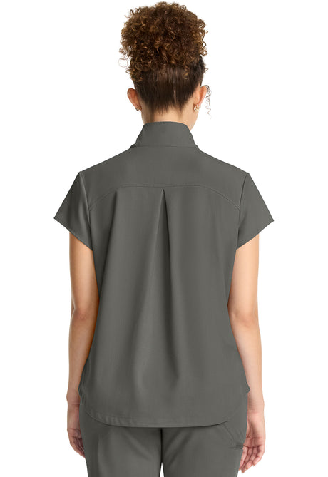 Healing Hands® Quest™ Women's Partial Zip Stand Collar Top