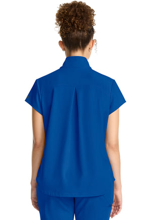 Healing Hands® Quest™ Women's Partial Zip Stand Collar Top