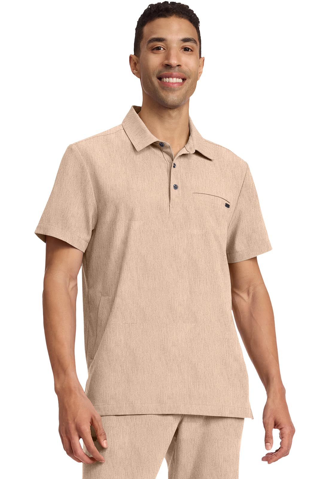 Healing Hands® Quest™ Men's 3-Pocket Polo Collar Top