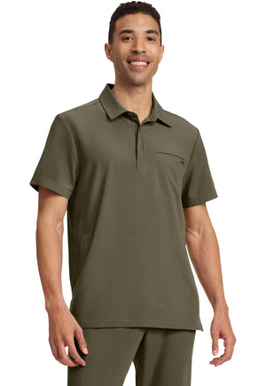 Healing Hands® Quest™ Men's 3-Pocket Polo Collar Top