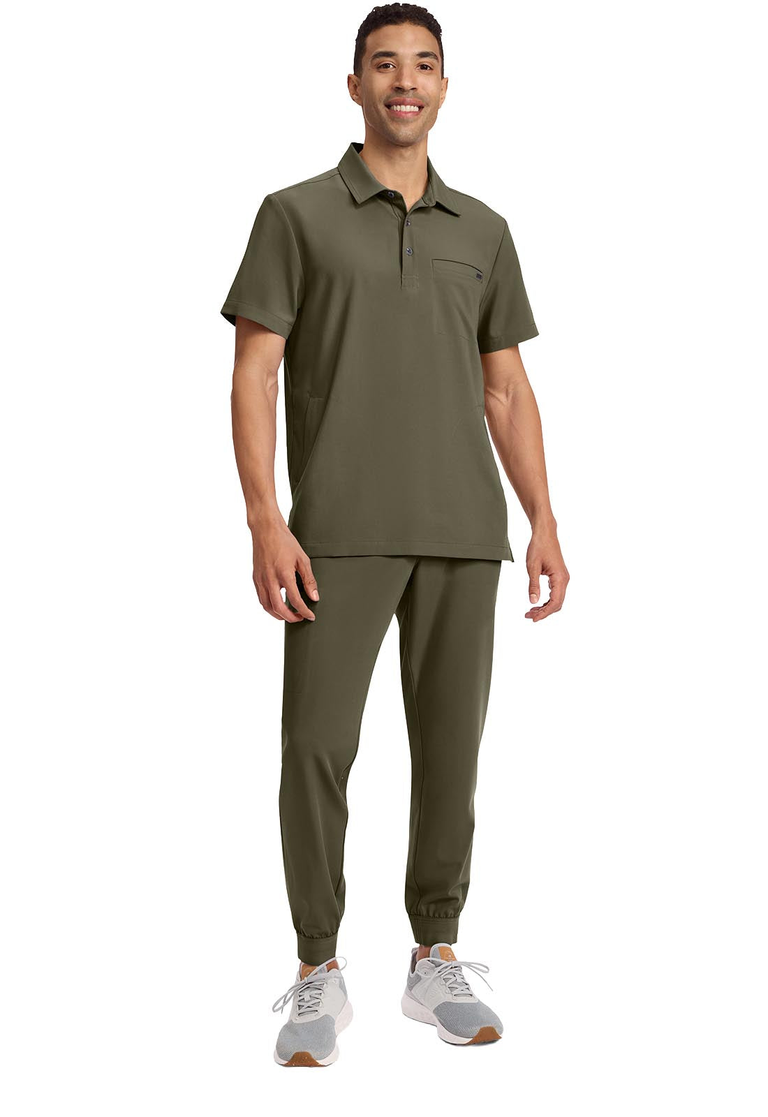 Healing Hands® Quest™ Men's 3-Pocket Polo Collar Top