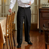 Henry Segal Men's Flat Front Comfort Waist Tuxedo Pant