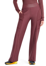 Infinity by Cherokee KINETIC Women's Knit 5-Pocket Mid Rise Pull-on Trouser Pant