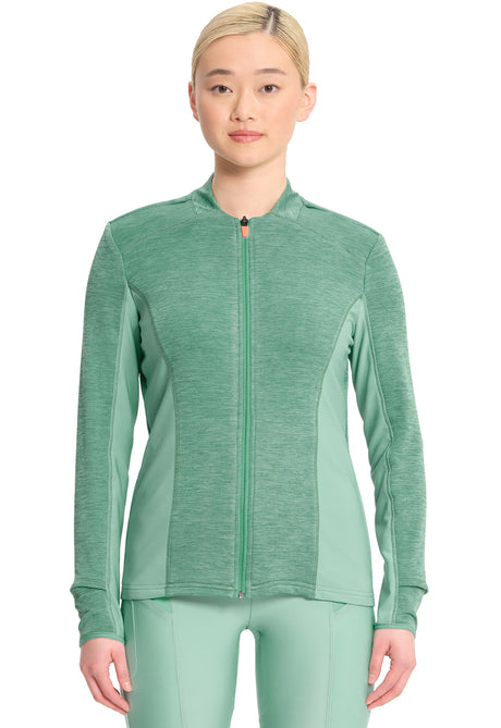 Infinity by Cherokee LIFESTYLE Women's 4-Pocket Athletic Zip Front Jacket