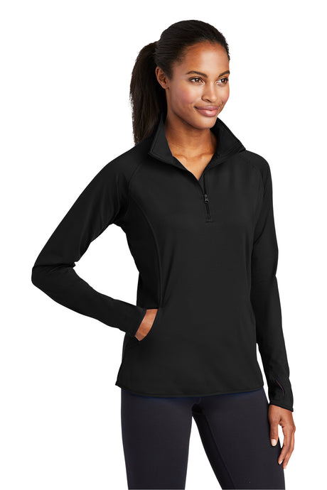 Sport-Tek® Women's Sport-Wick® Stretch 1/4-Zip Pullover