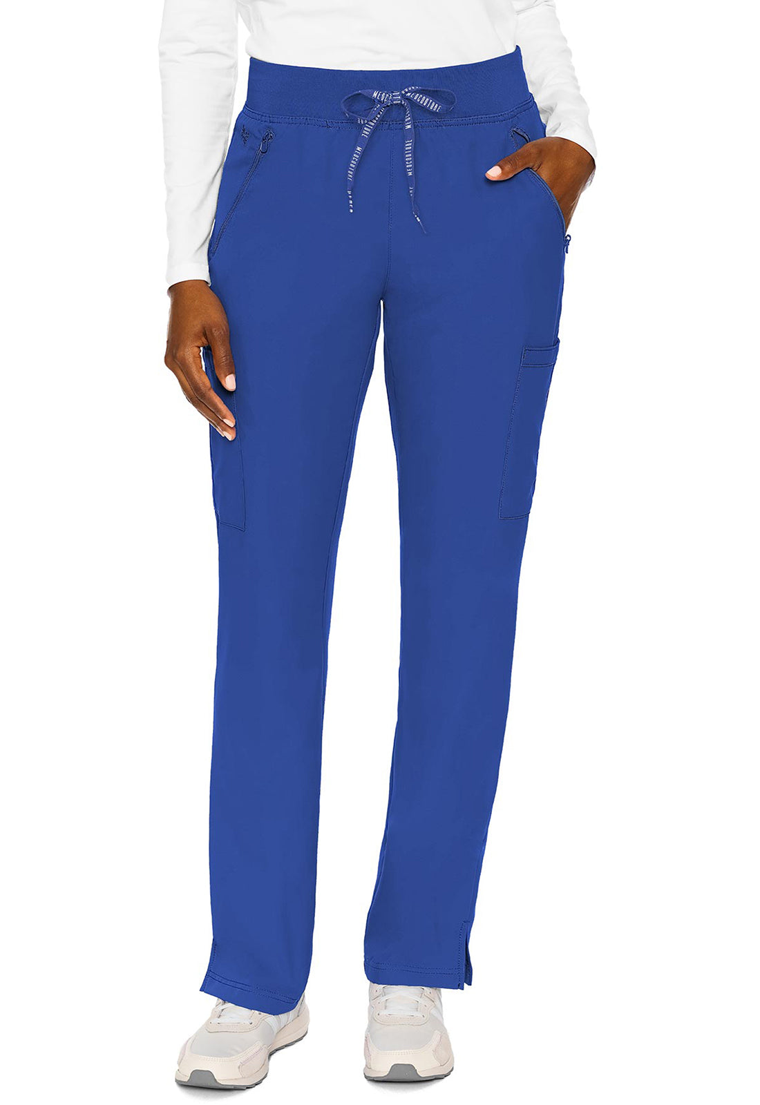 Med Couture Insight Women's Mid-Rise 4-Pocket Zipper Pant