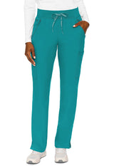 Med Couture Insight Women's Mid-Rise 4-Pocket Zipper Pant