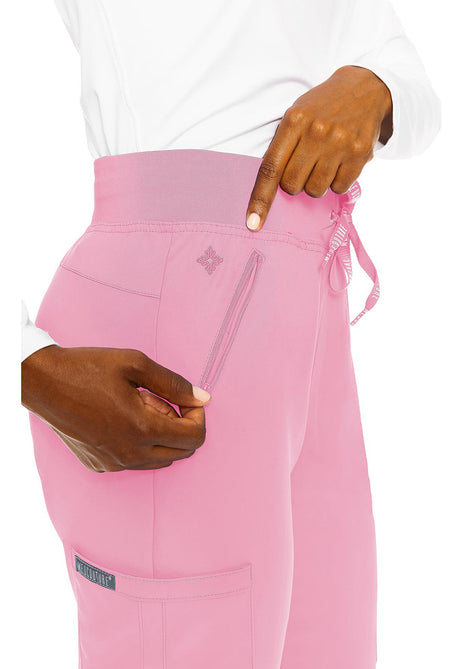 Med Couture Insight Women's Mid-Rise 4-Pocket Zipper Pant