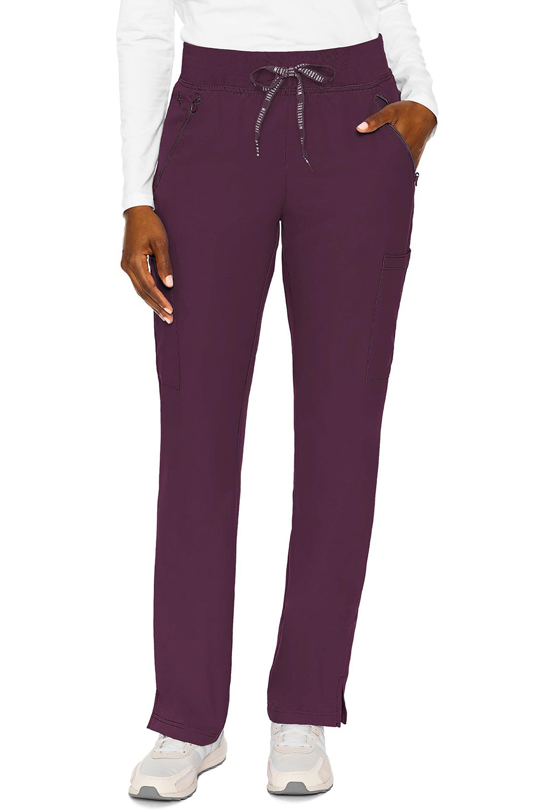 Med Couture Insight Women's Mid-Rise 4-Pocket Zipper Pant