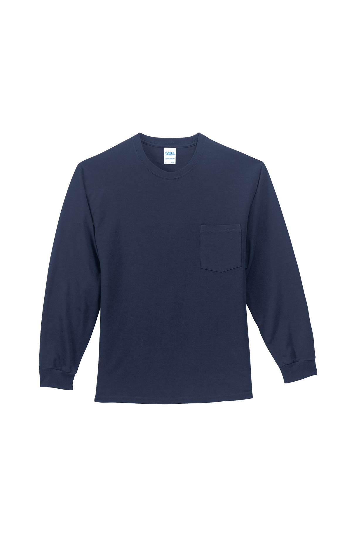 Port & Company® Long Sleeve Essential Pocket Tee