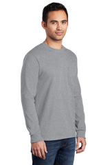 Port & Company® Long Sleeve Essential Pocket Tee