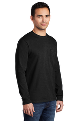 Port & Company® Long Sleeve Essential Pocket Tee