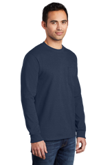 Port & Company® Long Sleeve Essential Pocket Tee