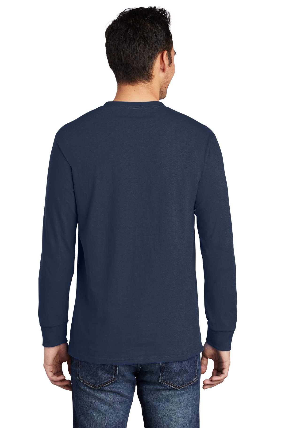 Port & Company® Long Sleeve Essential Pocket Tee