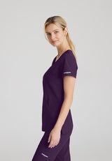 Skechers™ Women's Reliance 3-Pocket Crossover V-Neck Fashion Scrub Top