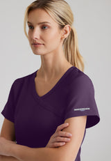 Skechers™ Women's Reliance 3-Pocket Crossover V-Neck Fashion Scrub Top