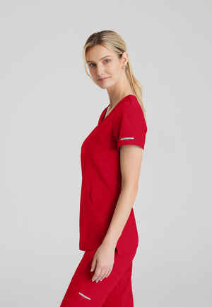Skechers™ Women's Reliance 3-Pocket Crossover V-Neck Scrub Top