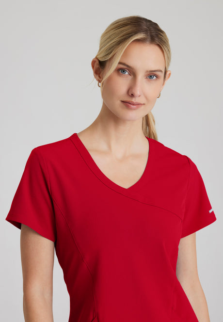Skechers™ Women's Reliance 3-Pocket Crossover V-Neck Scrub Top
