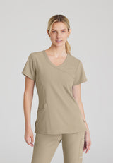 Skechers™ Women's Reliance 3-Pocket Crossover V-Neck Fashion Scrub Top