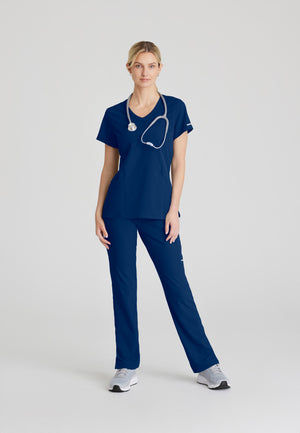 Skechers™ Women's Reliance 3-Pocket Crossover V-Neck Scrub Top