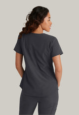 Skechers™ Vitality Women's Electra 3-Pocket Ribbed V-Neck Scrub Top