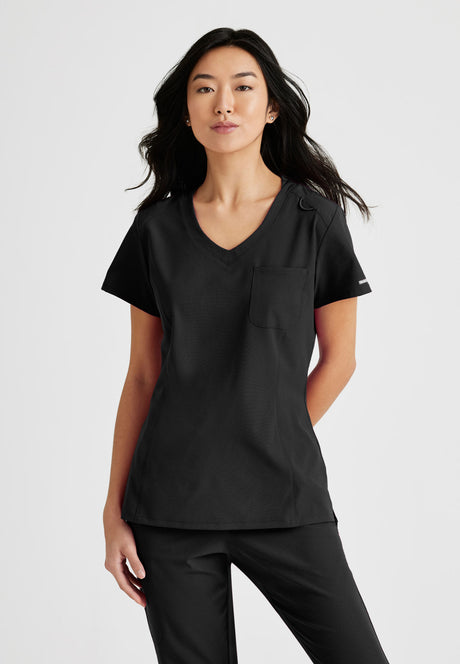 Skechers™ Women's Dignity 1-Pocket Tuck-In Scrub Top