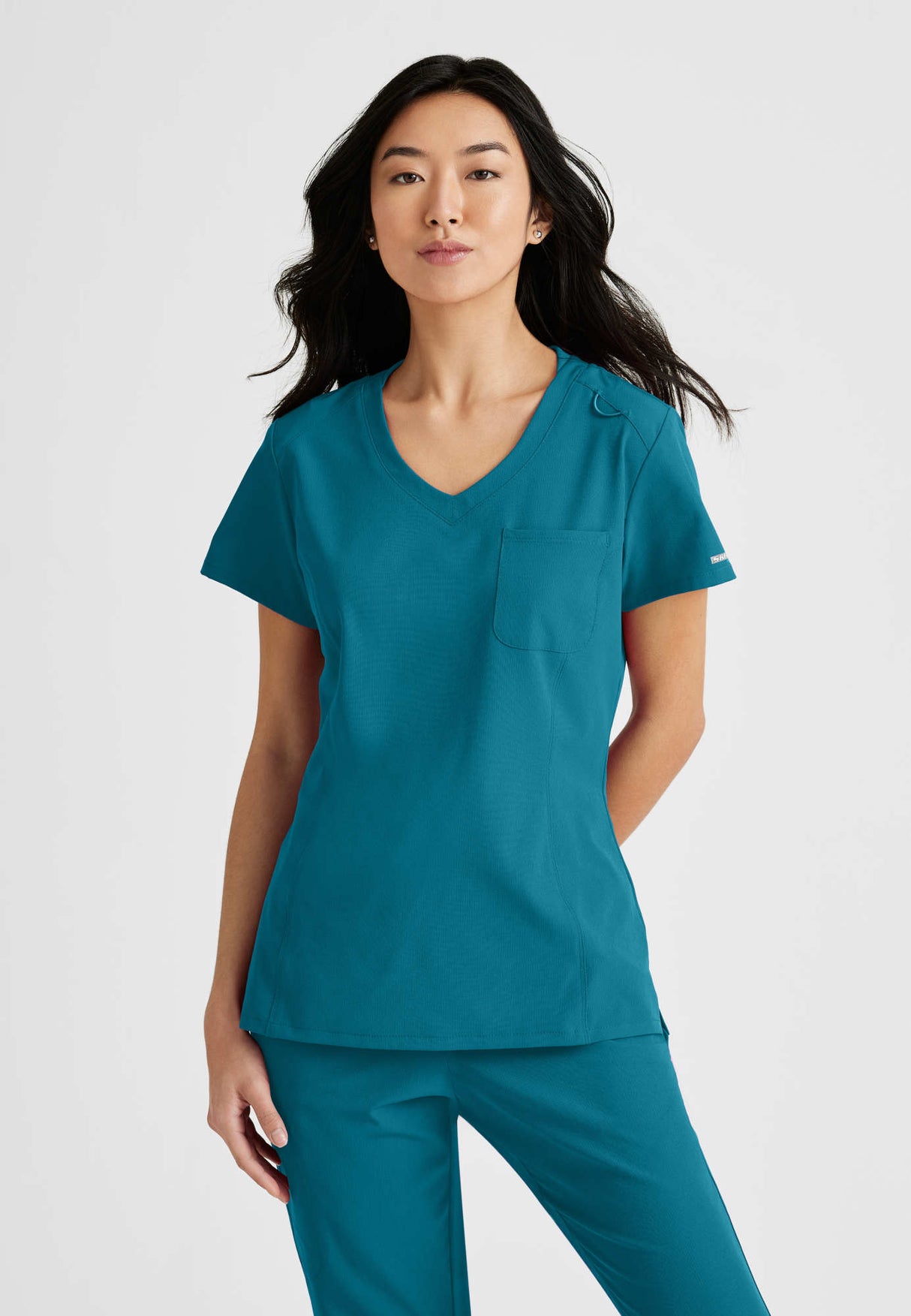 Skechers™ Women's Dignity 1-Pocket Tuck-In Scrub Top