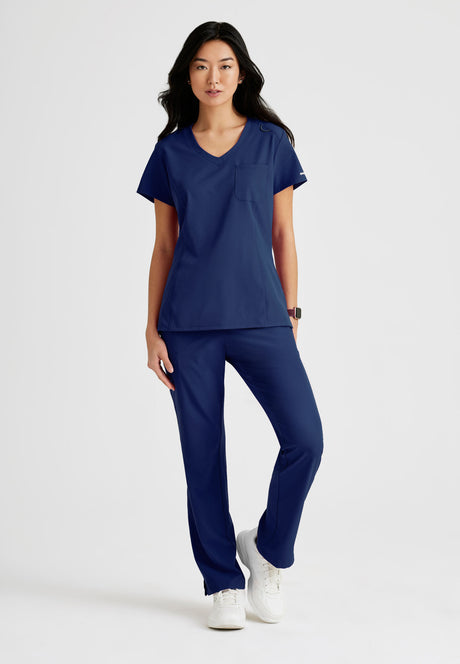 Skechers™ Women's Dignity 1-Pocket Tuck-In Scrub Top