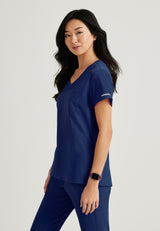 Skechers™ Women's Dignity 1-Pocket Tuck-In Scrub Top