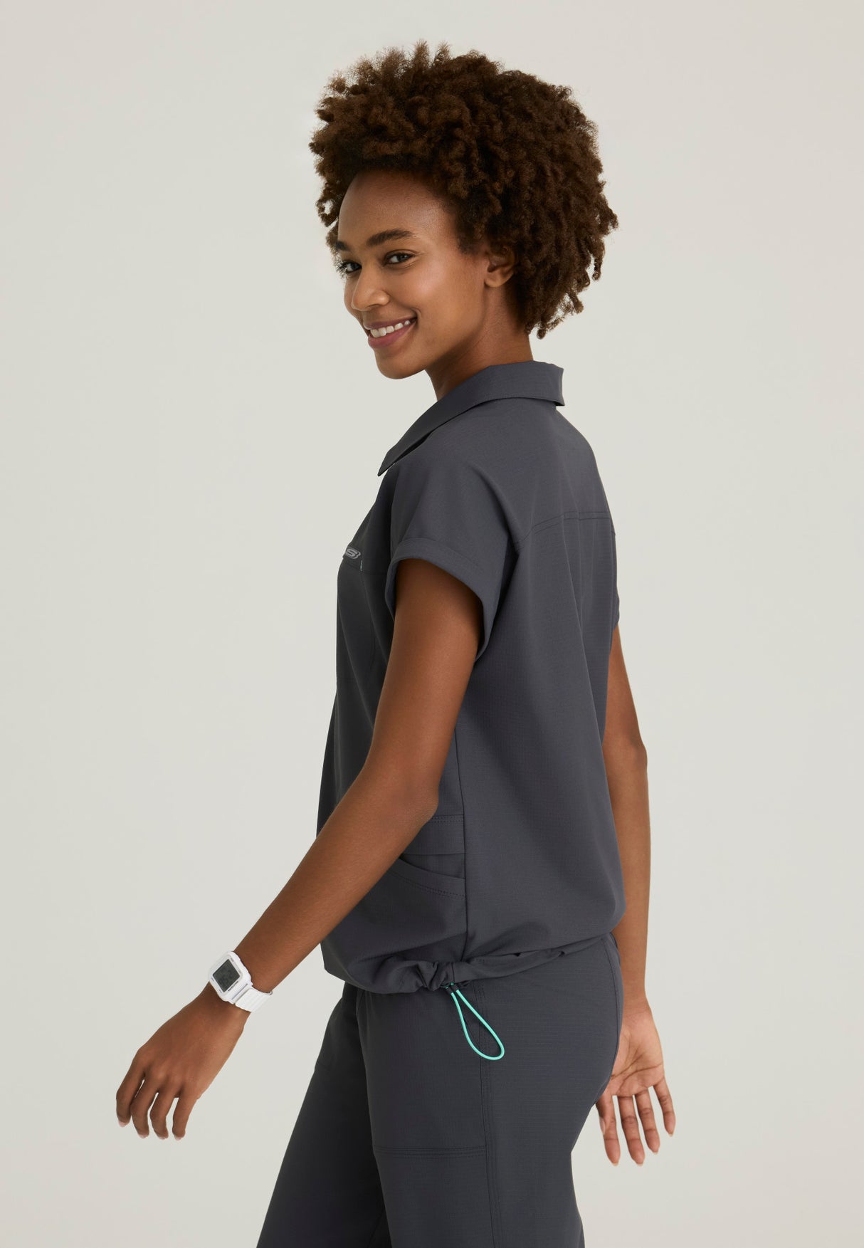 Skechers™ By Barco Ripstop Women's Charlie 3-Pocket Shirt Collar Top