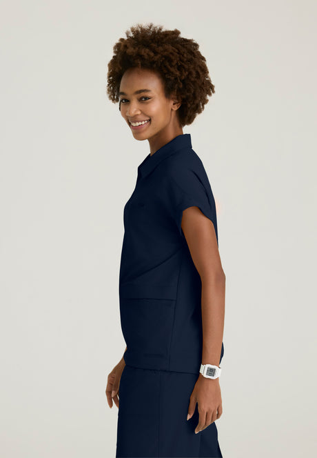 Skechers™ By Barco Ripstop Women's Charlie 3-Pocket Shirt Collar Top