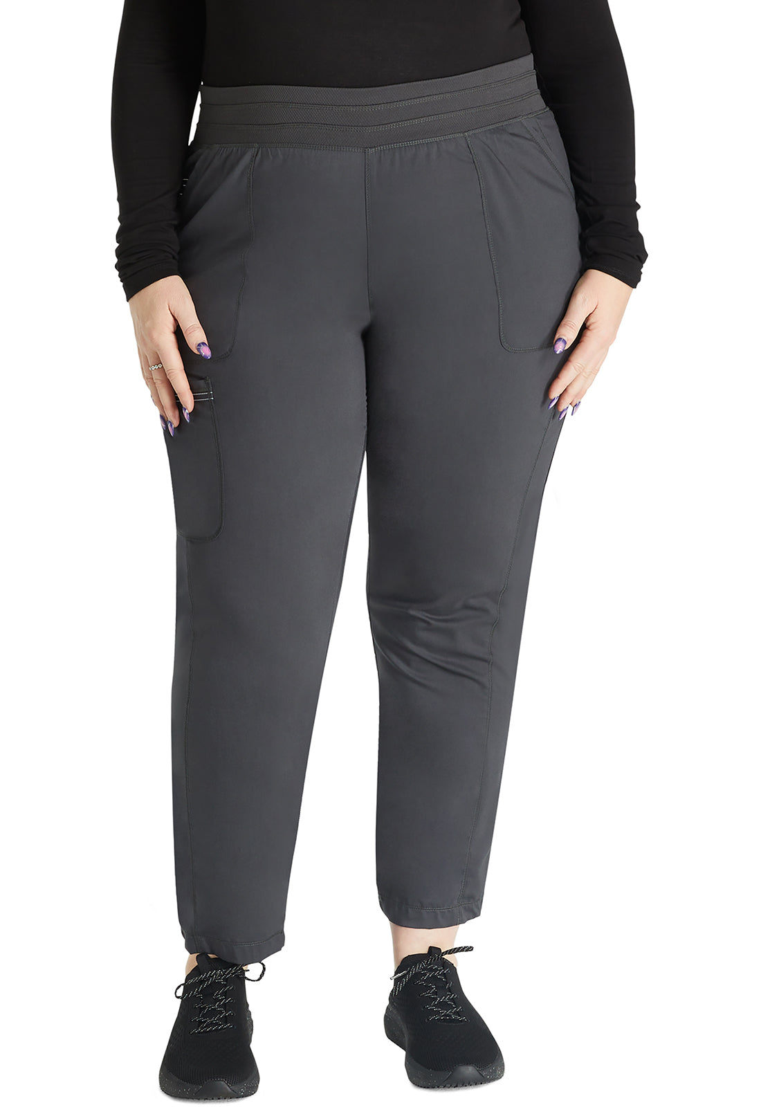 Cherokee Workwear Revolution Women's 5-Pocket Petite Natural Rise Jogger