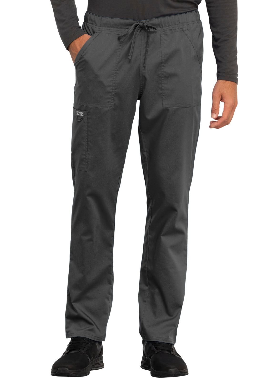 Cherokee Workwear Revolution Unisex 4-Pocket Tapered Leg Drawstring Pant