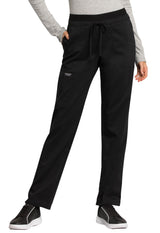 Cherokee Workwear Revolution Women's 5-Pocket Tapered Leg Drawstring Pant