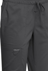 Cherokee Workwear Revolution Women's 5-Pocket Tall Tapered Leg Drawstring Pant